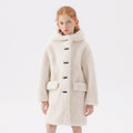 Girls' Teddy Fleece Hooded Coat