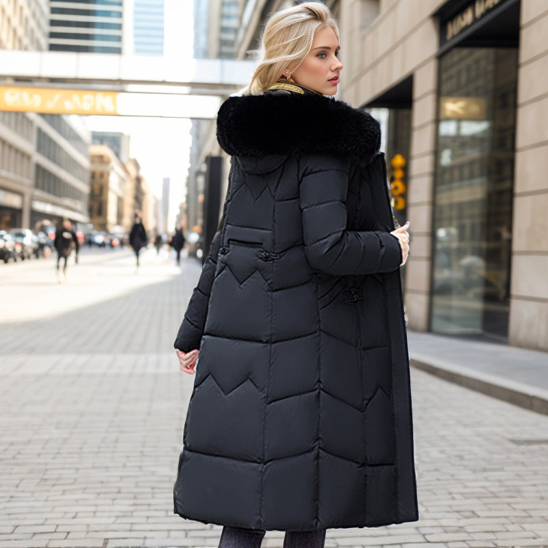 Fur Collar Padded Coat