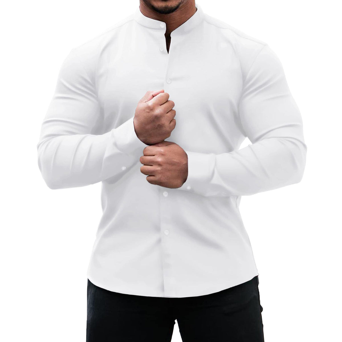 Men's Slim Button-Down Shirt