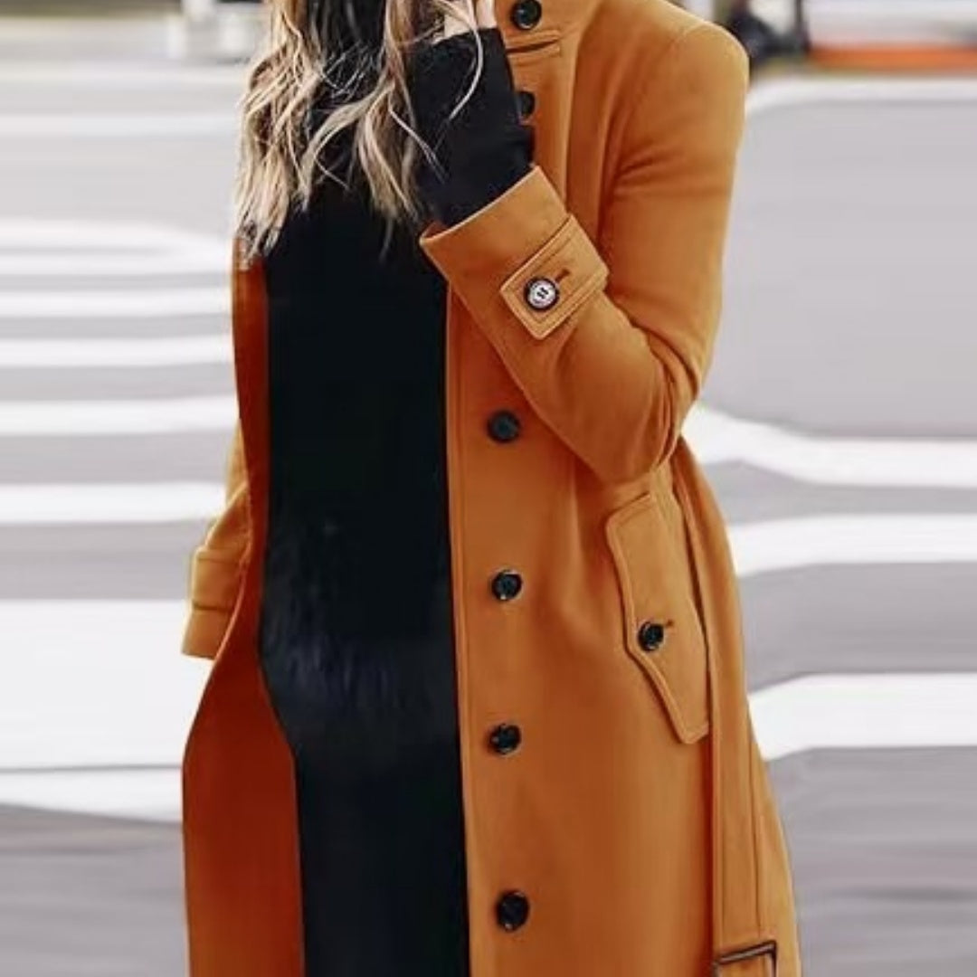 Slim Fit Wool Coat