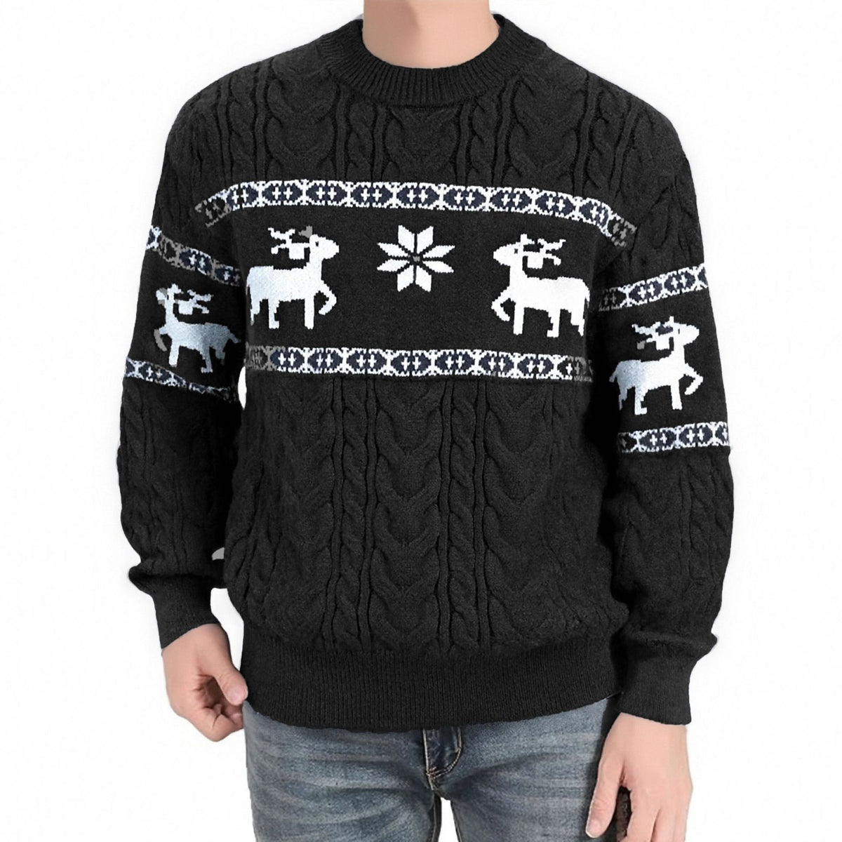 Men's Christmas Reindeer Sweater
