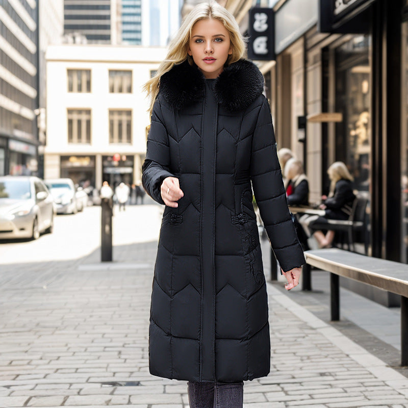 Fur Collar Padded Coat