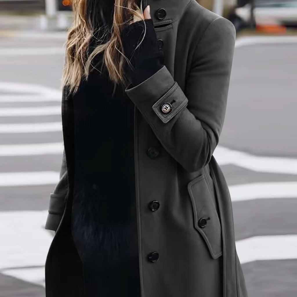 Slim Fit Wool Coat