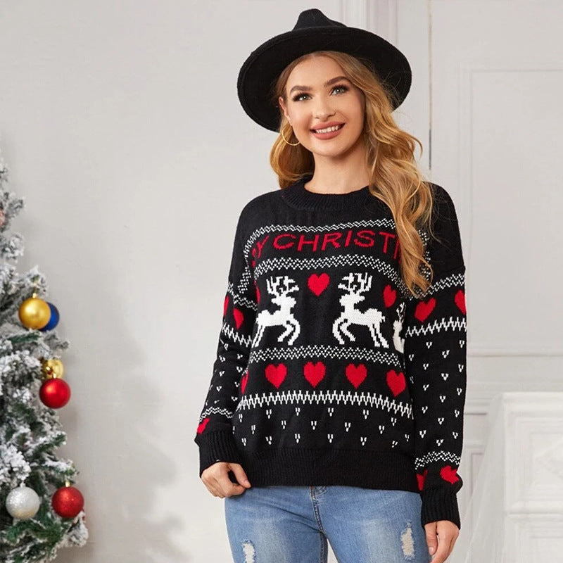 Reindeer Heart Sweater