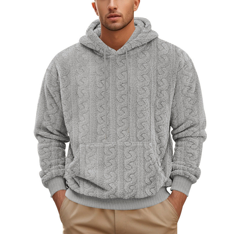 Men's Hooded Teddy Sweatshirt