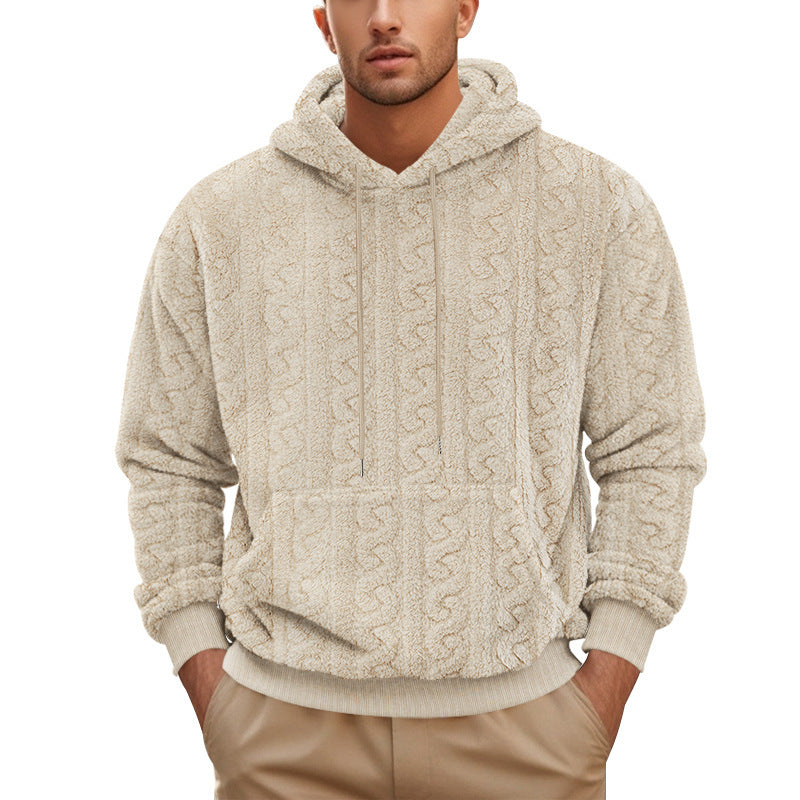 Men's Hooded Teddy Sweatshirt