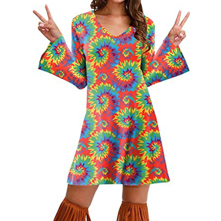 Boho Print Maxi Dress