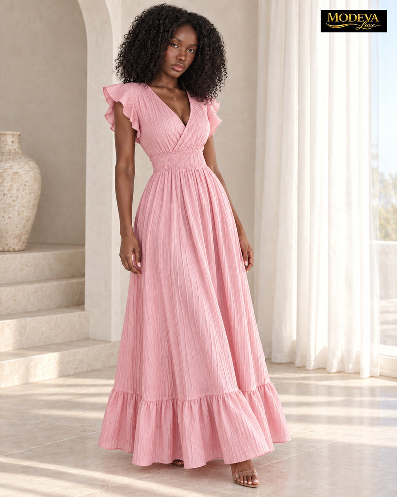 Women's French-style Elegant Waist-cinching Dress