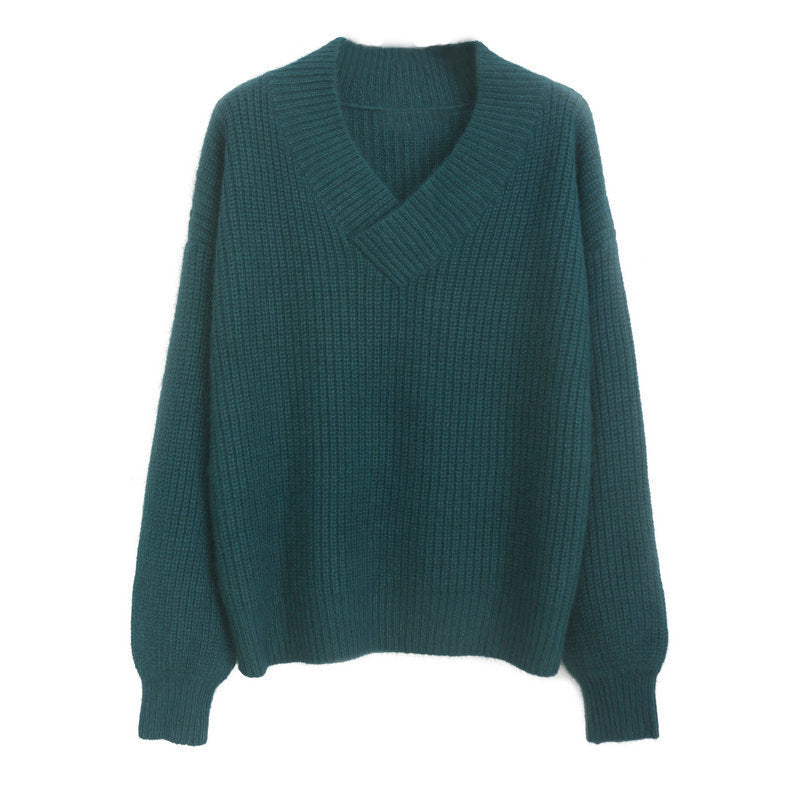 Oversized V-Neck Sweater