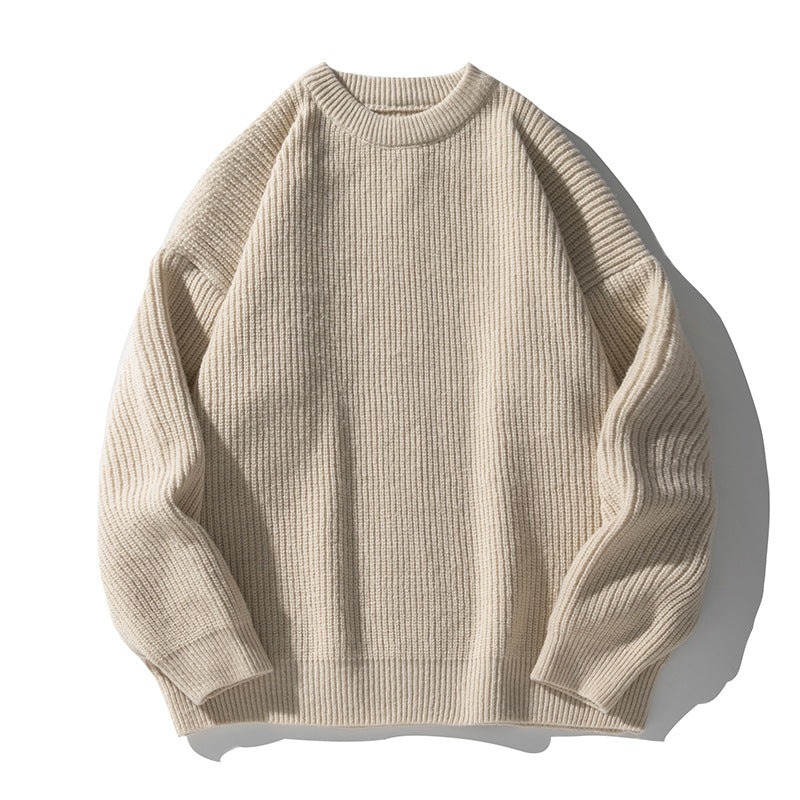 Men's Chunky Knit Crewneck Sweater