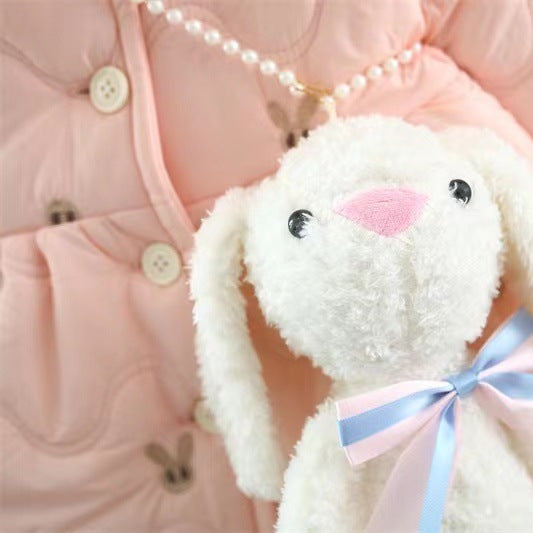 Girls' Bunny Padded Winter Coat