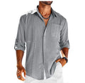 Men's Pocket Polo Collar Shirt