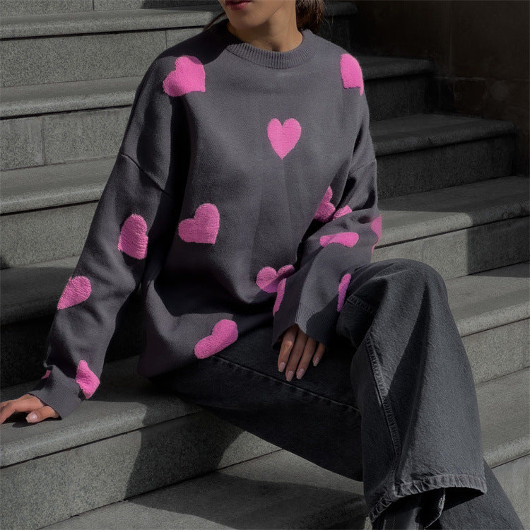 Heart Crewneck Sweater
