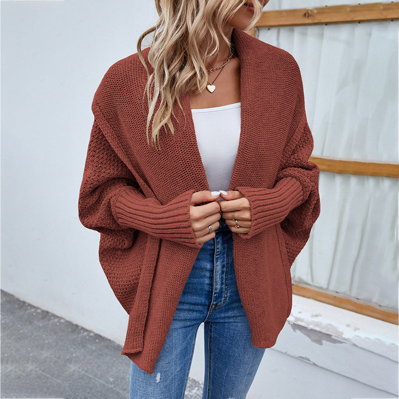 Batwing Lapel Cardigan
