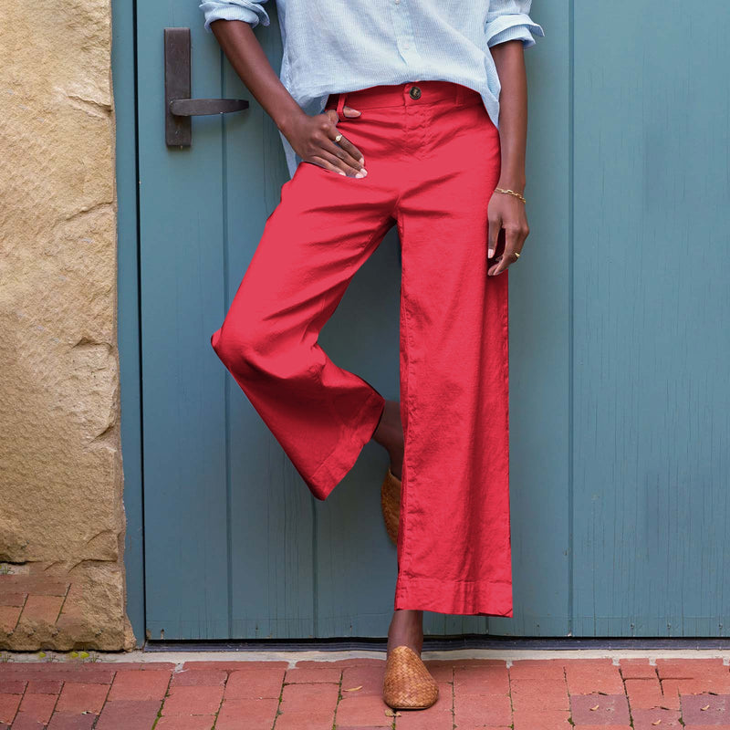 High-Waist Wide-Leg Pants