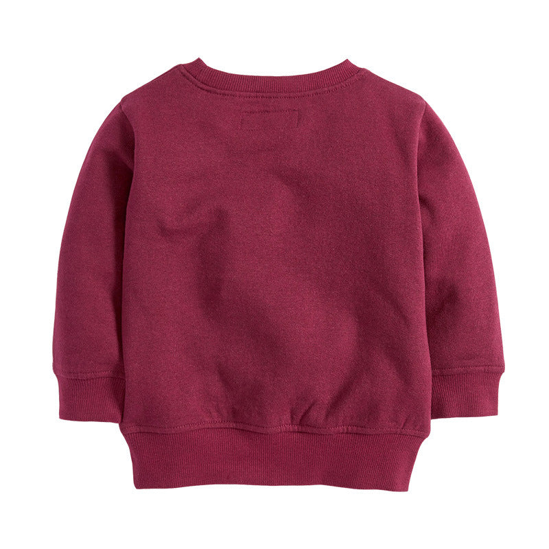 Kids' Embroidered Crewneck Sweater