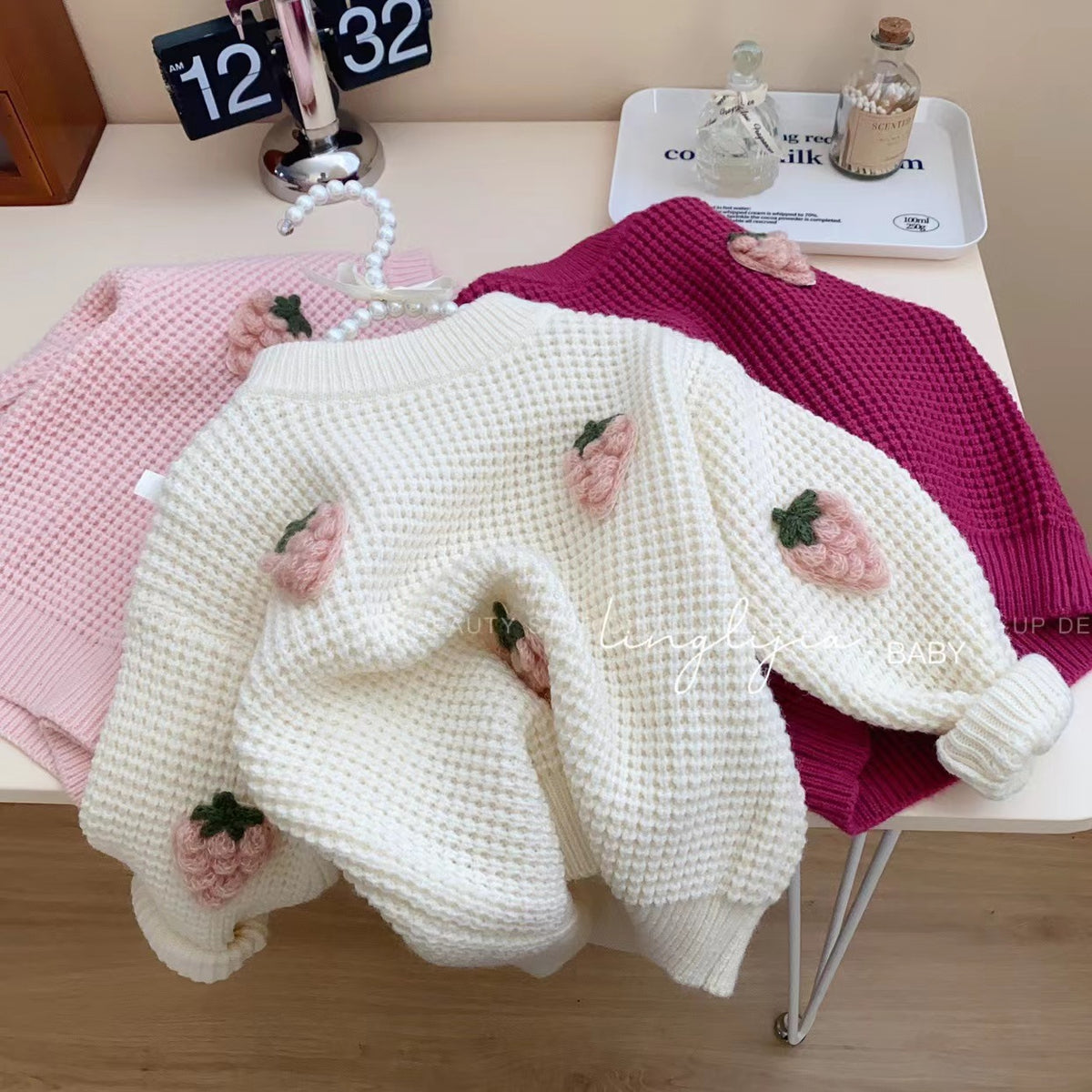 Kids' Hooded Knit Cardigan