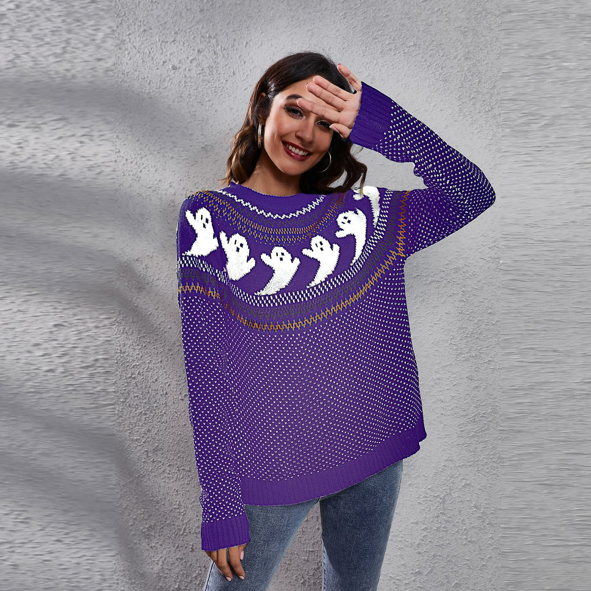 Ghost Polka Dot Sweater