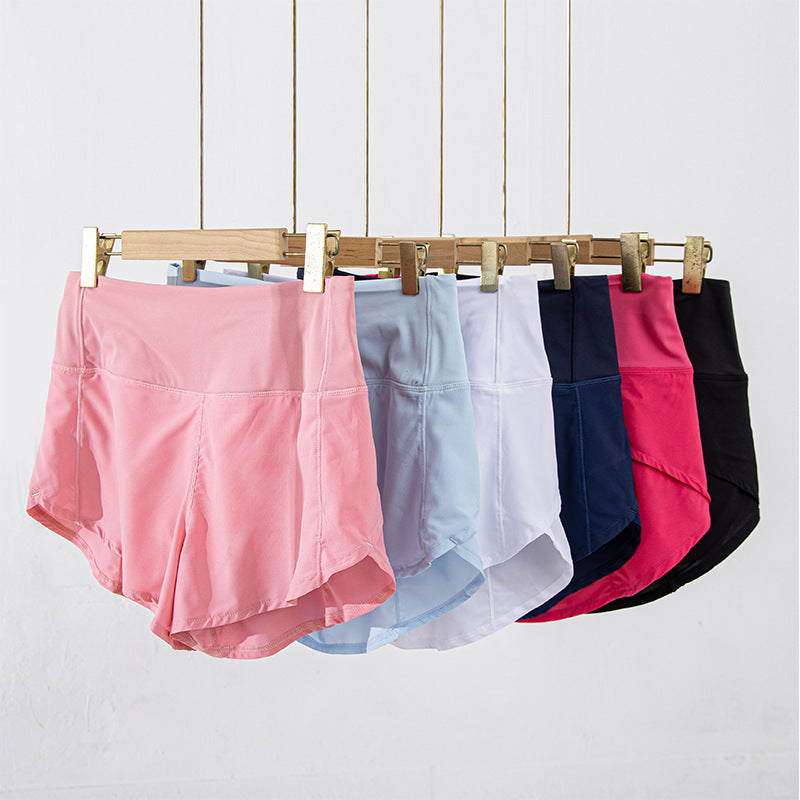 Women's Sports High-Waist Running & Cycling Shorts