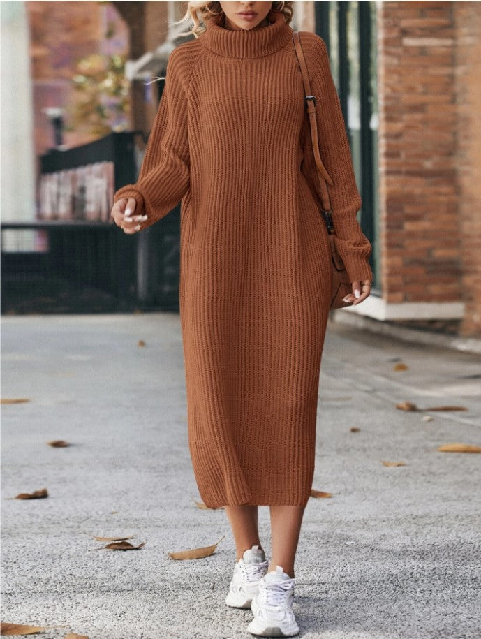 Turtleneck Sweater Dress