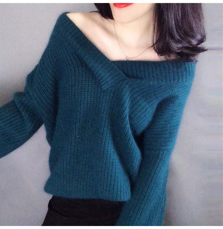 Oversized V-Neck Sweater