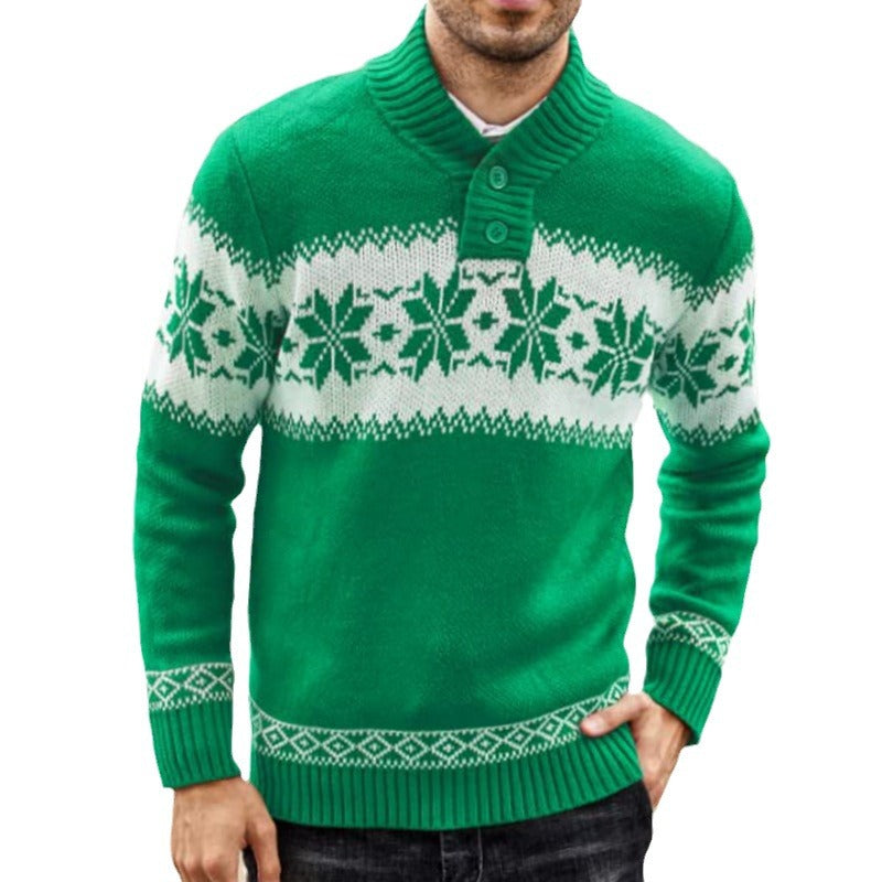 Men's Christmas Jacquard Sweater