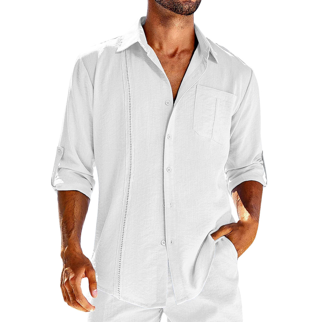 Men's Pocket Polo Collar Shirt