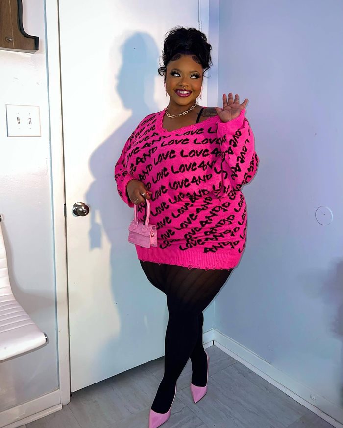 Plus Size Knit Sweater