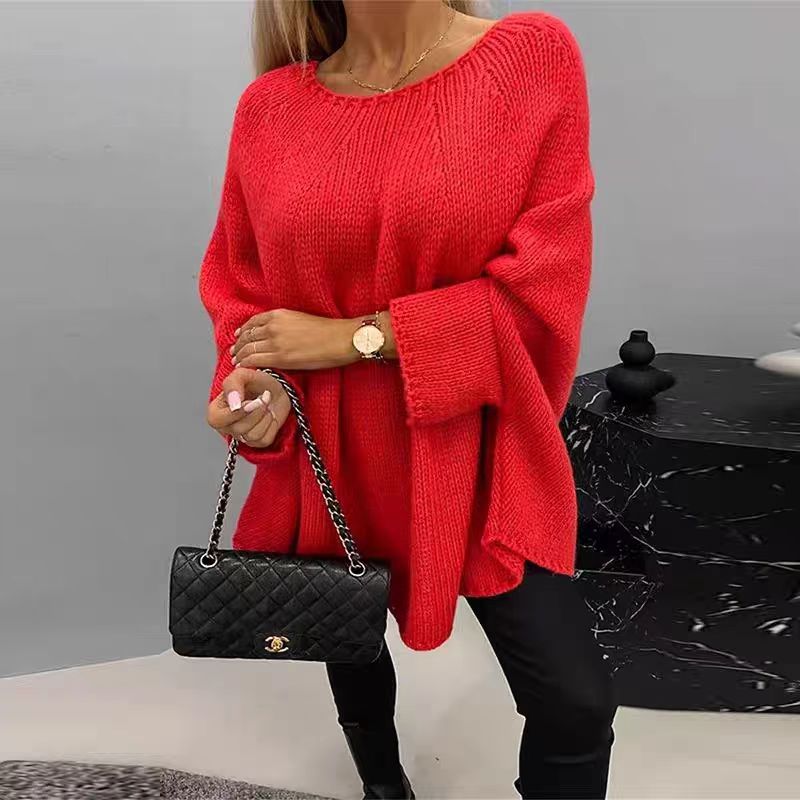 Batwing Shawl Knit Sweater