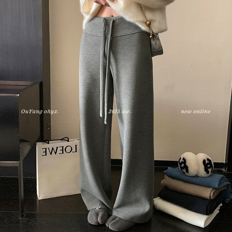 Air-layer Thickened Wool Sweatpants