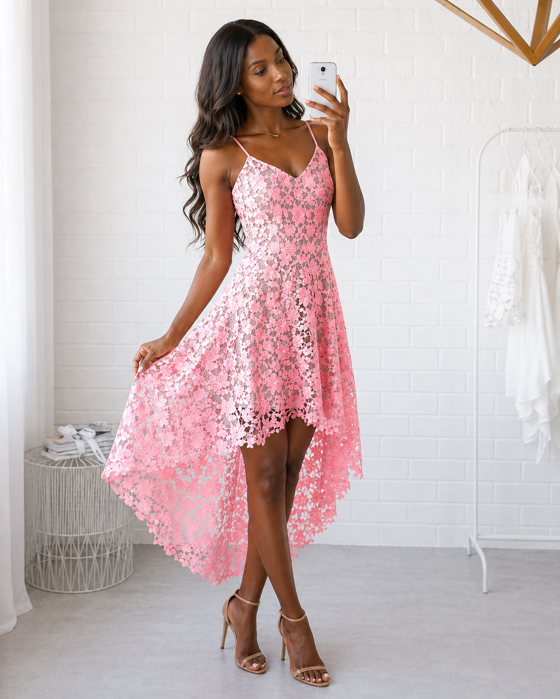 Lace maxi dress