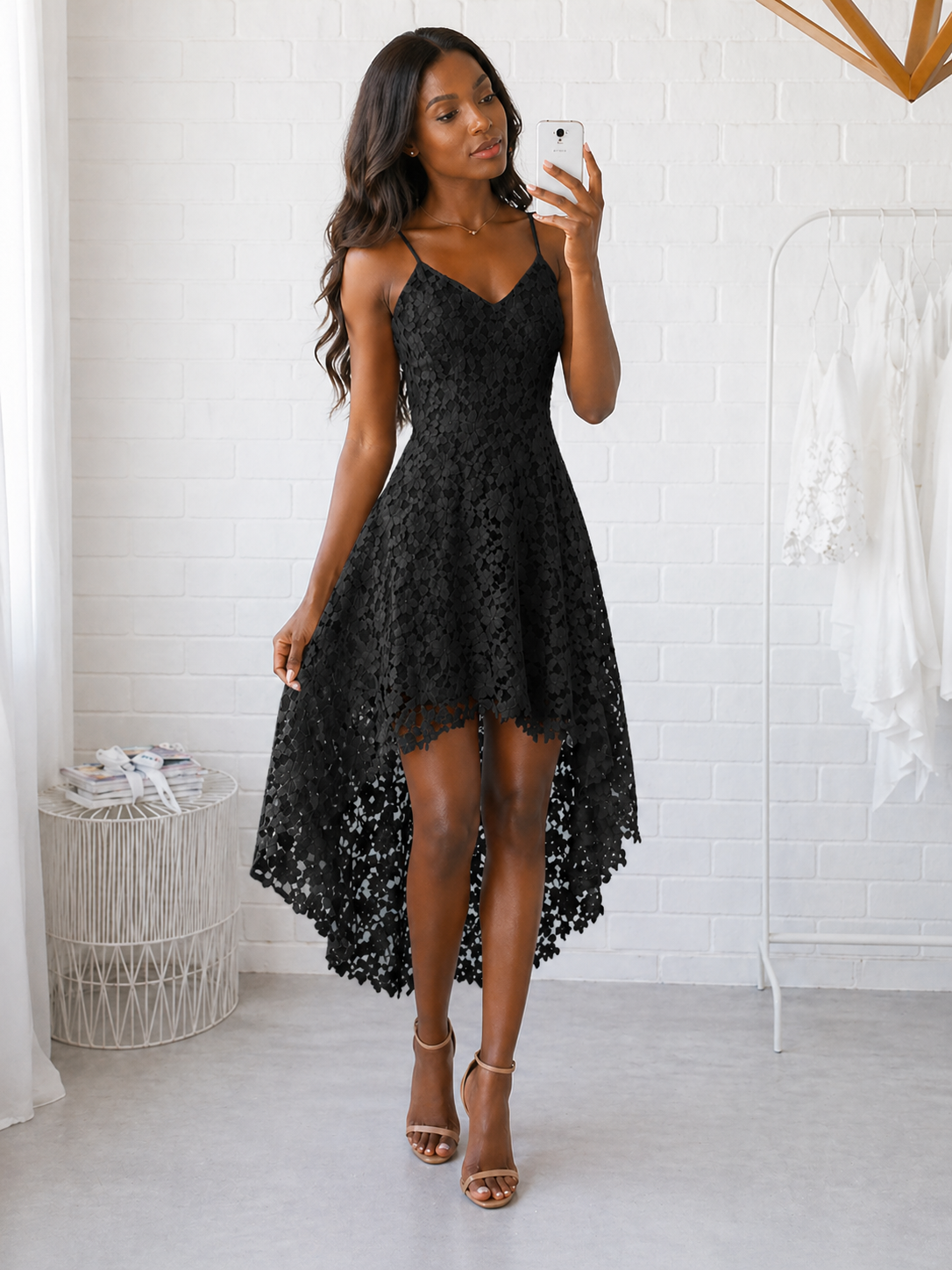 Lace maxi dress