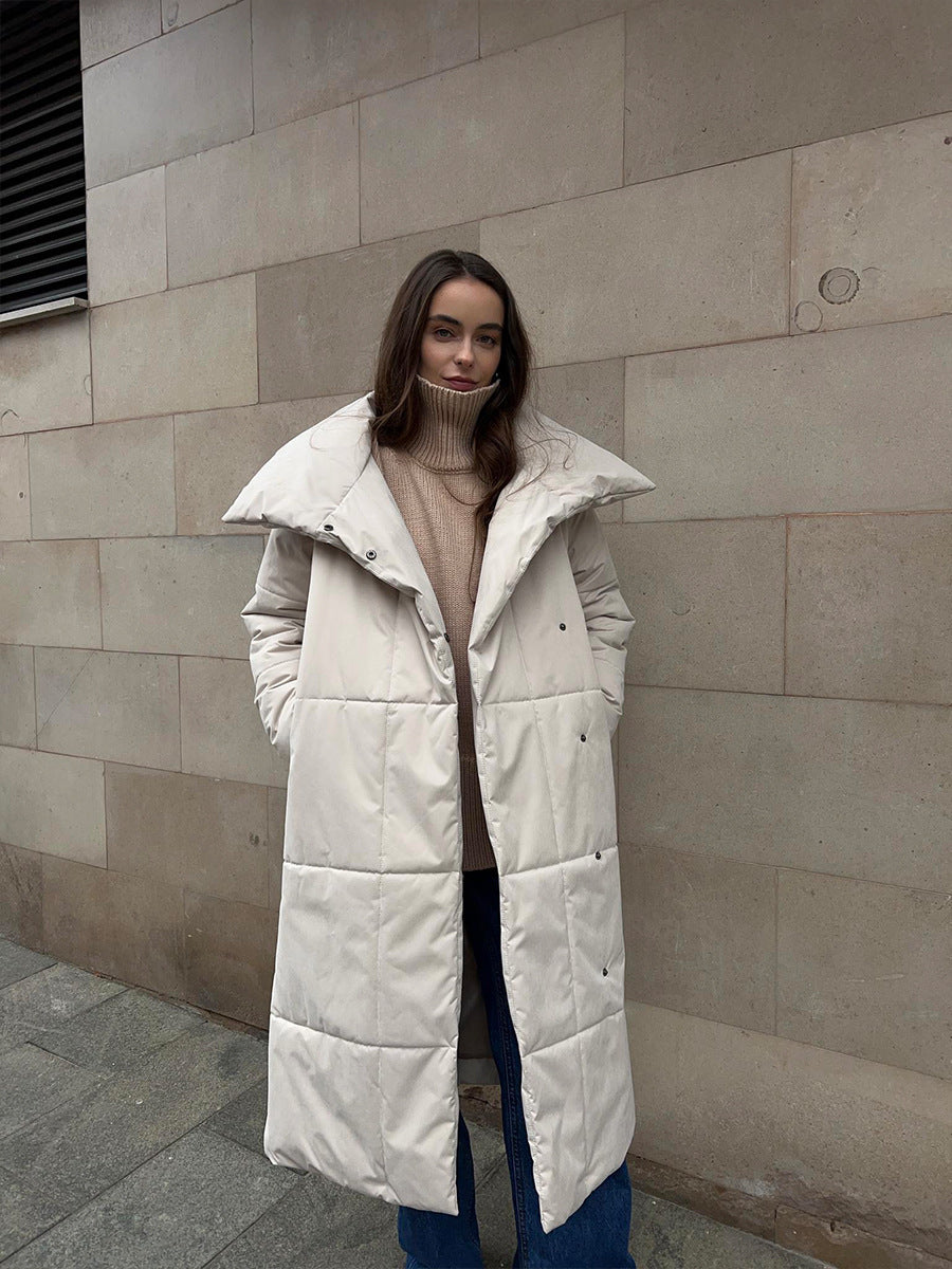 Lace-Up Padded Coat