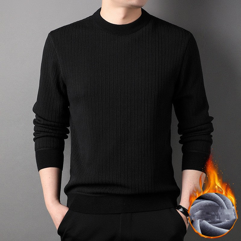 Men's Plush Pullover Sweater