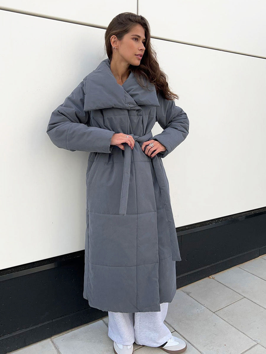 Lace-Up Padded Coat