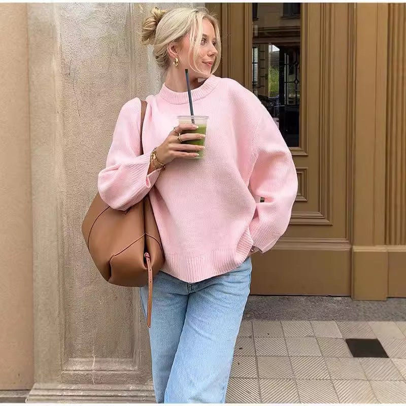 Crewneck Knit Sweater