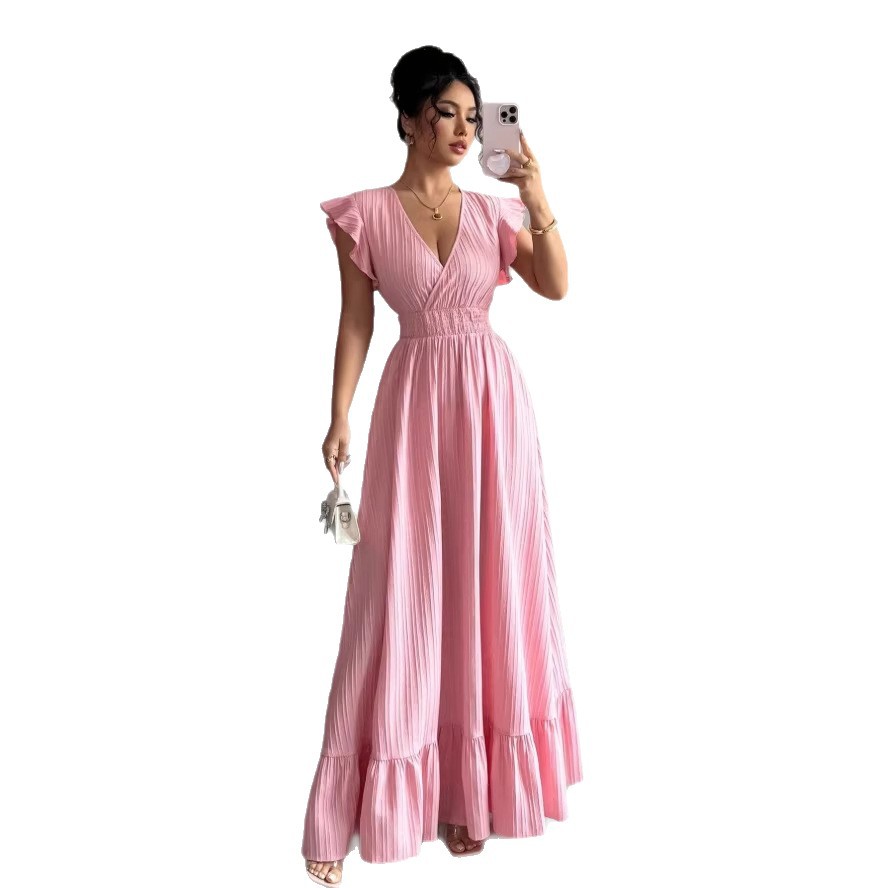 Women's French-style Elegant Waist-cinching Dress