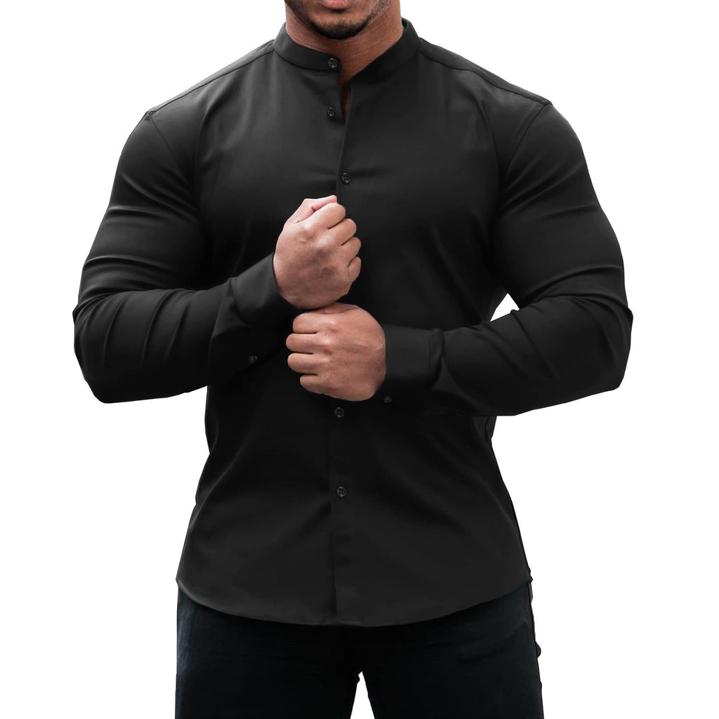 Men's Slim Button-Down Shirt