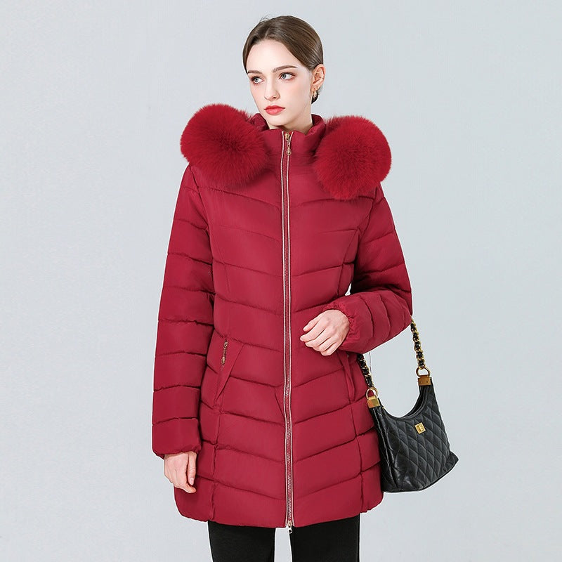 Long Hooded Padded Parka