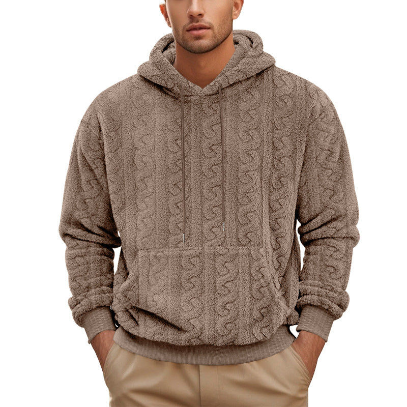 Men's Hooded Teddy Sweatshirt