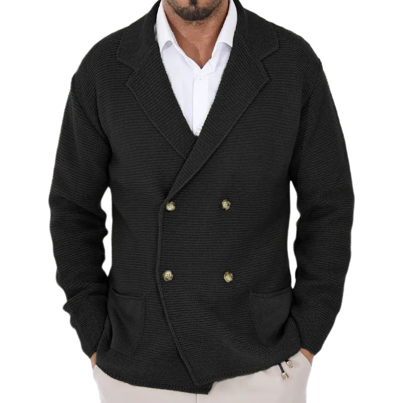 Men's Double-Breasted Cardigan