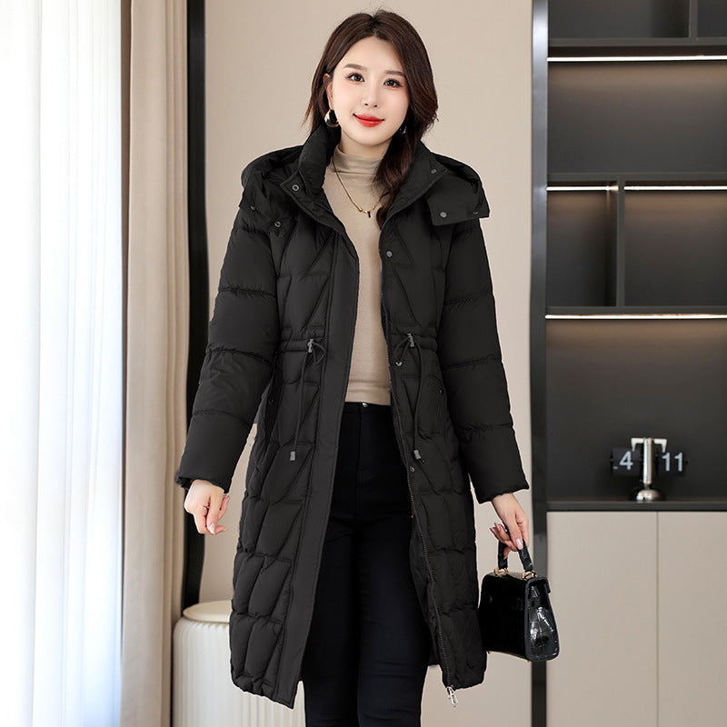 Plus Size Slim Fit Padded Coat