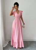 Women's French-style Elegant Waist-cinching Dress