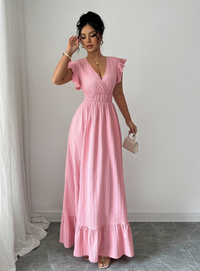 Women's French-style Elegant Waist-cinching Dress