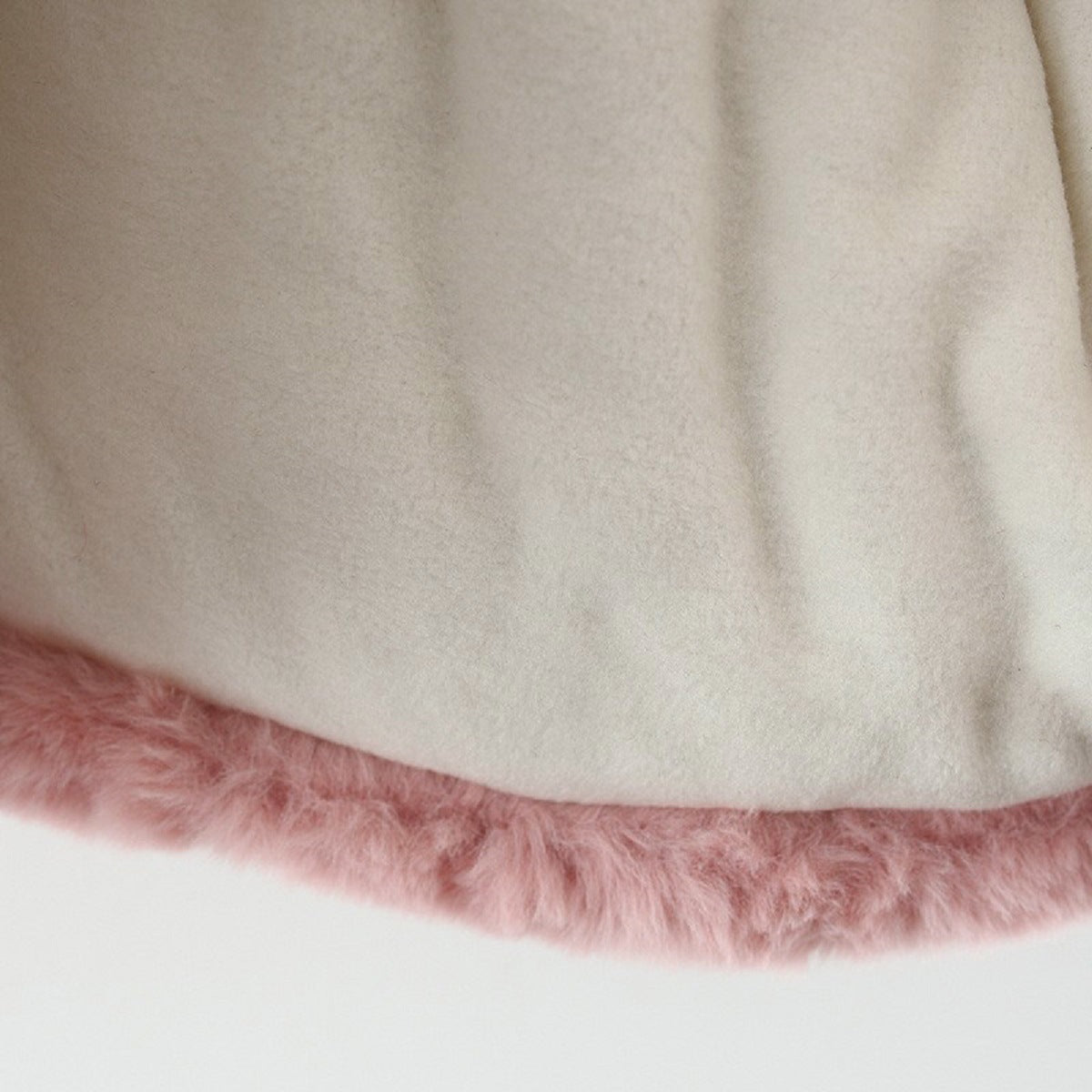Girls' Bunny Hooded Plush Coat