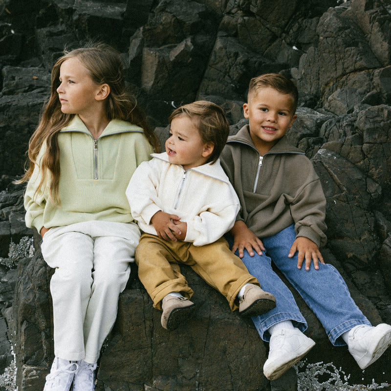 Kids' Nordic Cotton Sweater