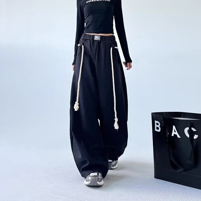 Retro Sweatpants Loose-fitting Casual Track Pants