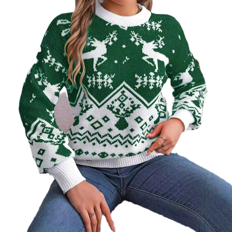 Reindeer Hoodie Sweater