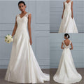 Backless White Lace Dress — product image 1