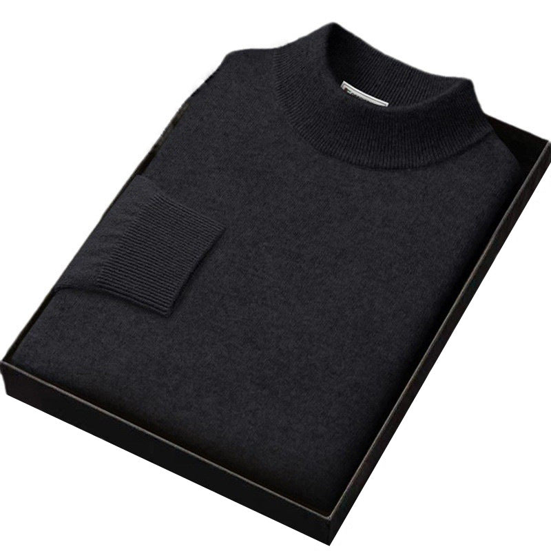 Men's Half-Zip Wool Sweater
